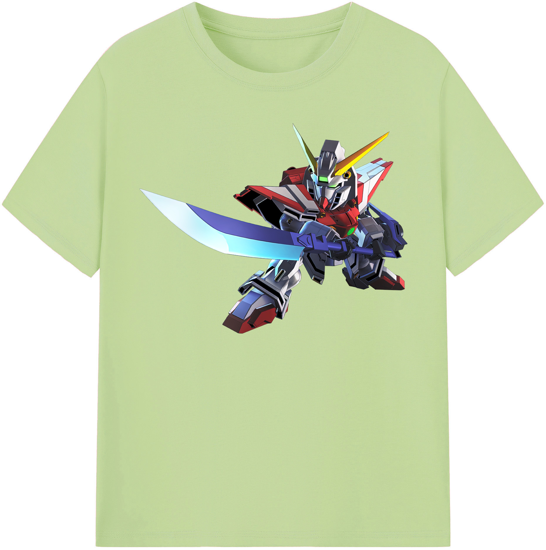 （画像用） 機動戦士ガンダム Mobile Suit Gundam 綿100％半袖Tシャツ（フロントプリント）